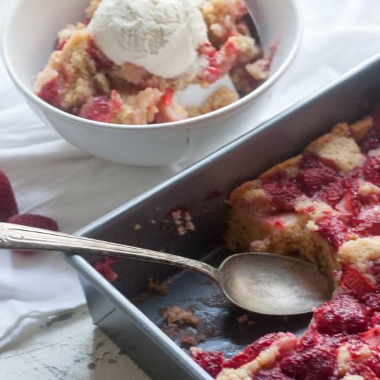 Strawberry Raspberry Cobbler - Recipe photo by bostongirlbakes
