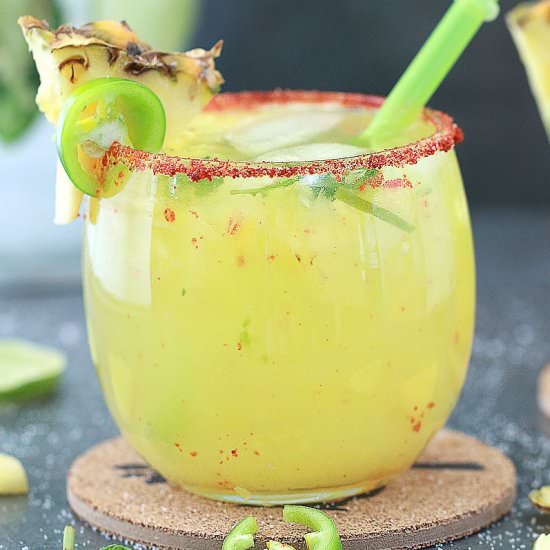 Virgin Pineapple Jalapeno Margarita - Recipe photo by cookingcarnival
