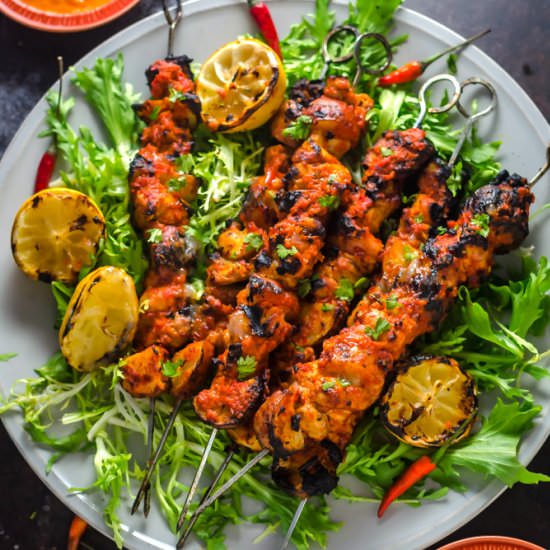 Piri Piri Chicken & Potato Skewers - Recipe photo by MorganHosttheToast
