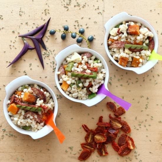 Chorizo, Butternut, Feta & Samp - Recipe photo by 5Flavours