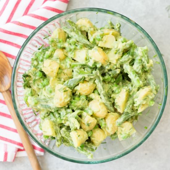 Avocado Potato & Veggie Salad - Recipe photo by heartandstove