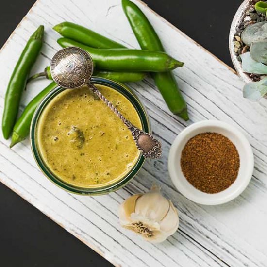 Gluten Free Green Enchilada Sauce - Recipe photo by Only Gluten Free Recipes