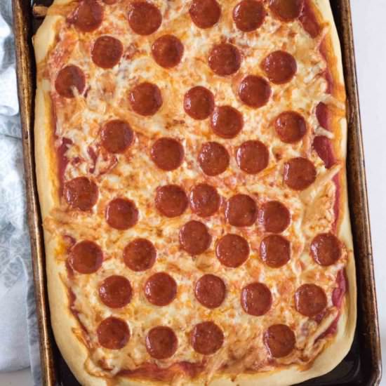 Perfect Pizza Crust - Recipe photo by Blessthismess