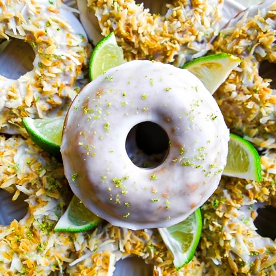 Coconut Lime Donuts with Adaptogens - Recipe photo by ditchtherecipe