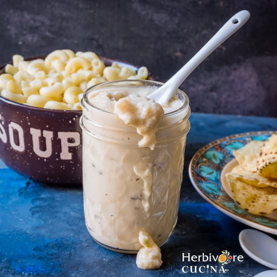 The Best Cauliflower Dipping Sauce - Recipe photo by Herbivore Cucina