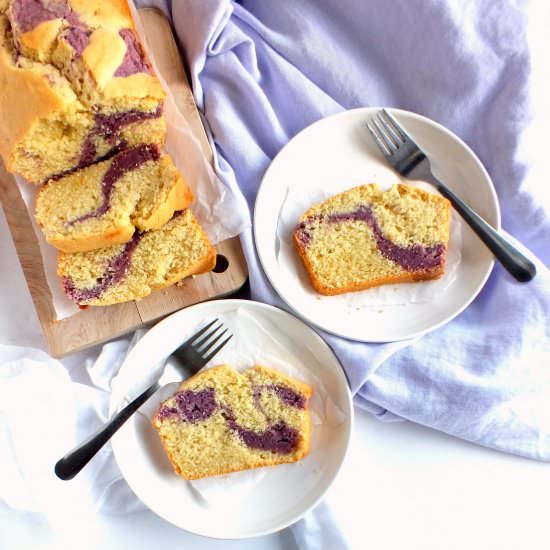 Ube Marble Bread - Recipe photo by davebakes