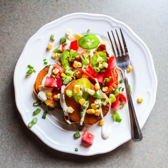 Southwestern Sweet Potato Bites - Recipe photo by Lisa G Cooks
