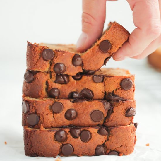 Low-carb Blender Banana Bread - Recipe photo by PrimaveraKitchen