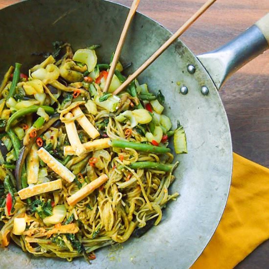Vegan Peanut Soba Noodle Stir Fry - Recipe photo by Avocado A Day