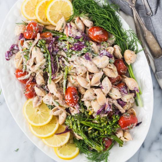 Lemon Dill Chickapea Pasta - Recipe photo by EatGood4Life