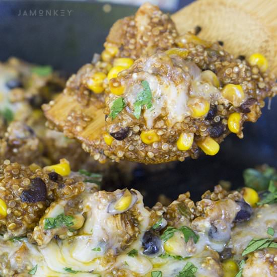 Fiesta Chicken Enchilada Quinoa - Recipe photo by jamonkey