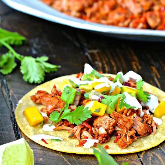 Slow Cooker Jackfruit Tacos - Recipe photo by The Foodie Physician