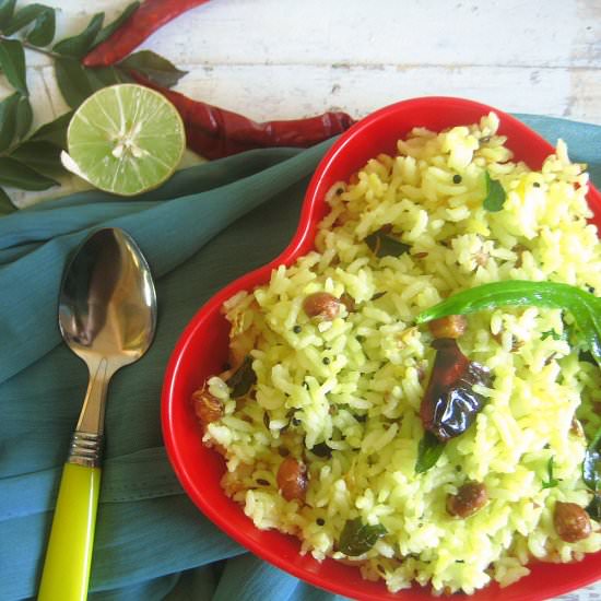 Lemon rice - Recipe photo by madhuriscuisine