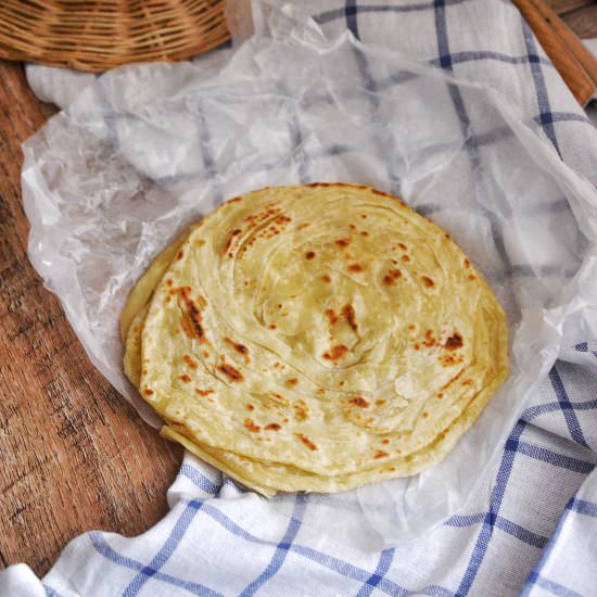 Malabar Porota - Recipe photo by Savory and Sweet Food