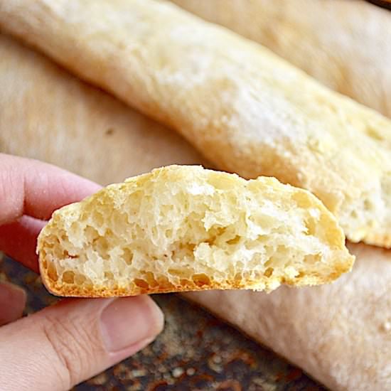 Homemade Ciabatta Bread - Recipe photo by jeanieandluluskitchen