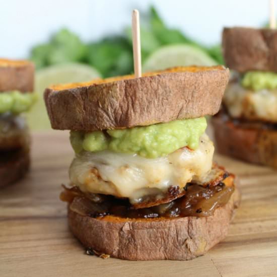 Sweet Potato Turkey Jalapeno Slider - Recipe photo by thecleaneatingcouple