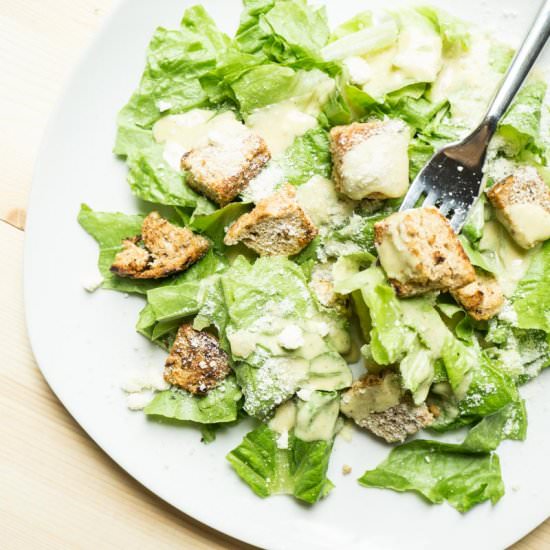 vegetarian caesar dressing - Recipe photo by Smart Nutrition