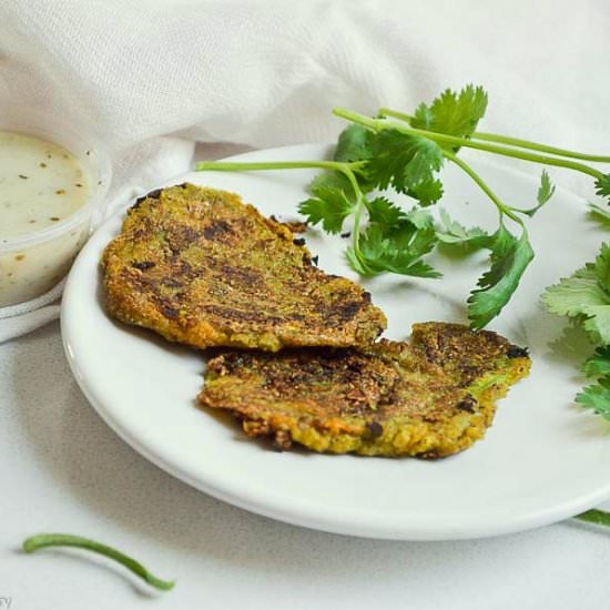 Vegan Pumpkin Blossom Fritters - Recipe photo by Mydaintysoulcurry