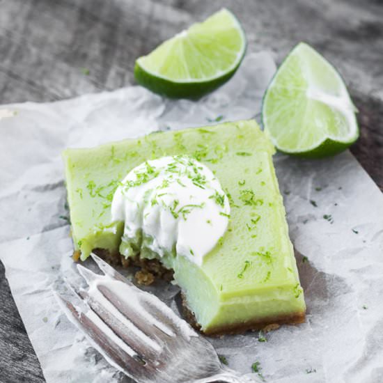 Fresh Lime Bars - Recipe photo by theviewfromgreatisland