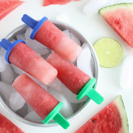 Watermelon Lime Popsicle - Recipe photo by sandhiya