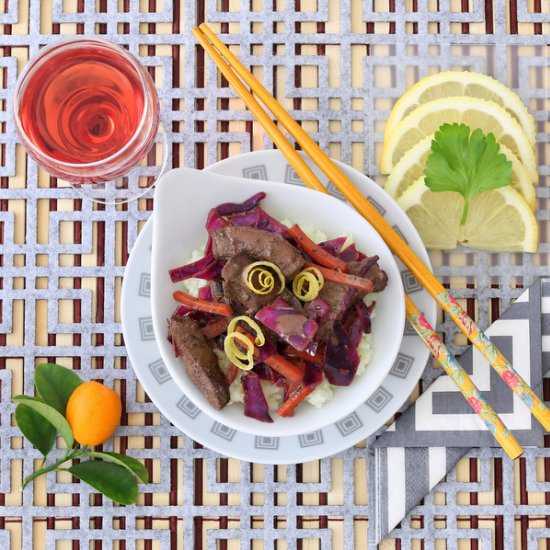 Lemon & Herb Beef Liver - Recipe photo by 5Flavours
