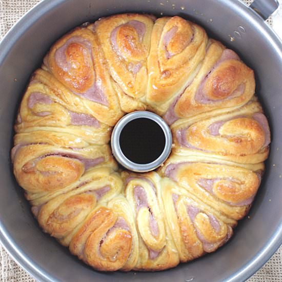 Ube Halaya Spiral Bread - Recipe photo by dailycookingquest