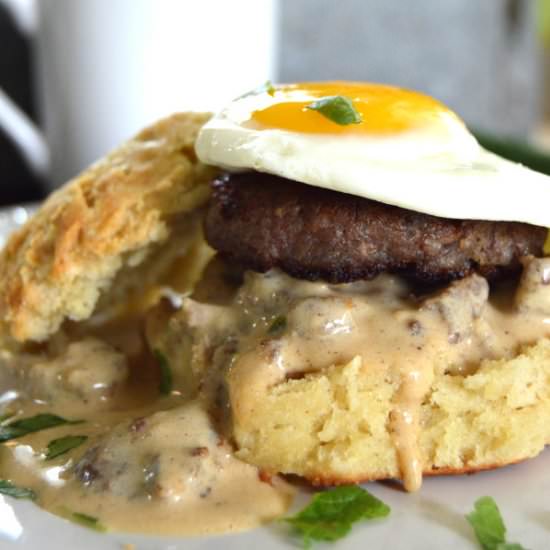 Cowboy Style Eggs Benedict - Recipe photo by texasgranolagirl