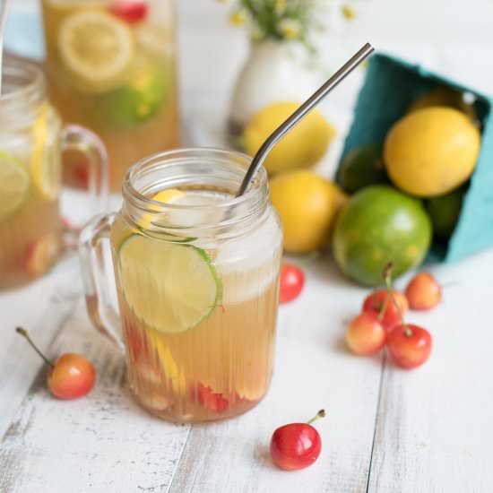 Sparkling Cherry Lemon-Limeade - Recipe photo by superman cooks