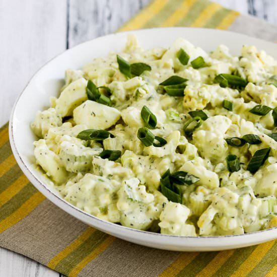 Avocado Egg Salad - Recipe photo by kalynskitchen