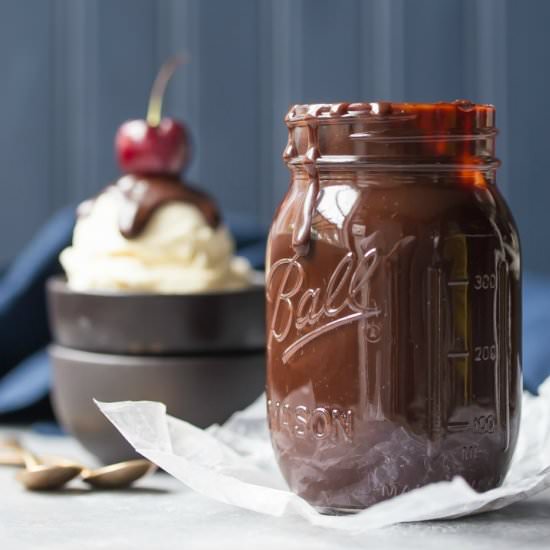 Hot Fudge Sauce - Recipe photo by Baking a Moment