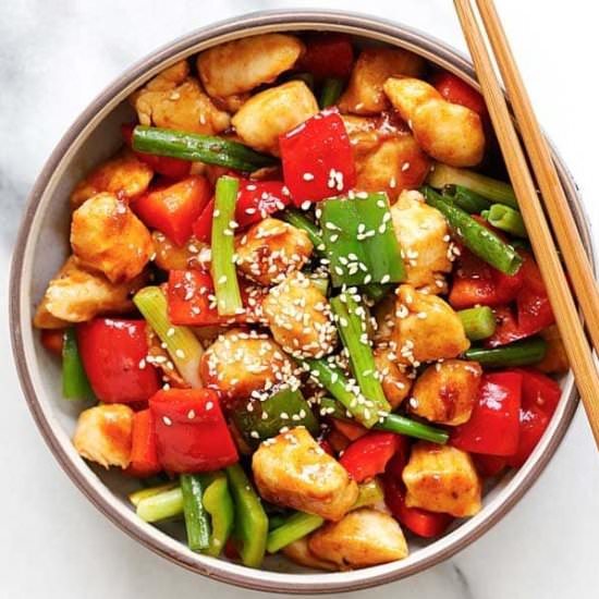 Spicy Teriyaki Chicken Stir-Fry - Recipe photo by rasamalaysia