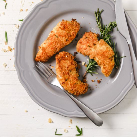 Oven Fried Chicken Fingers - Recipe photo by soberchicken56