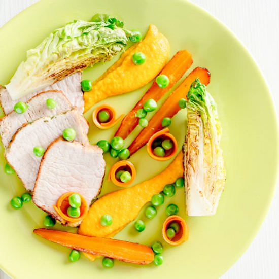 Roasted Pork Loin with Carrot - Recipe photo by Brian Jones