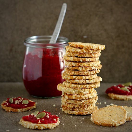 Homemade Wholegrain Ajwain crackers - Recipe photo by Tashasartisanfoods