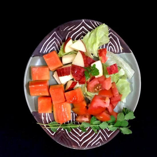 Fruit Salad with Citrus Dressing - Recipe photo by Reetu Uday Kugaji