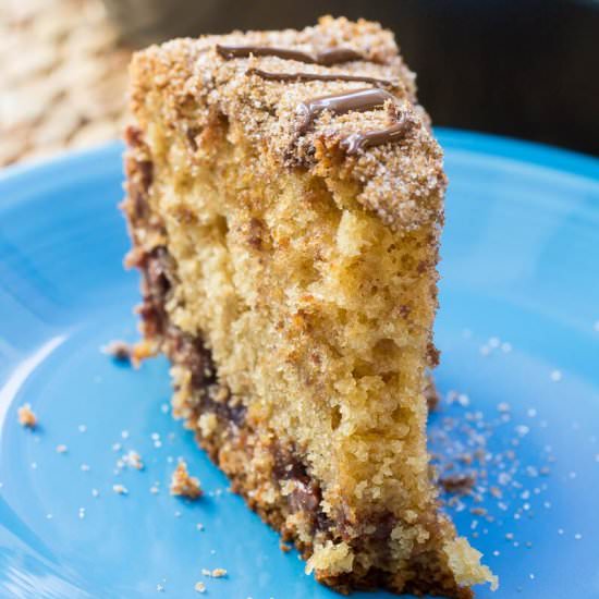Chocolate Sour Cream Coffee Cake - Recipe photo by Or Whatever You Do