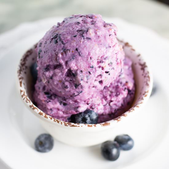 Blueberry Frozen Yogurt - Recipe photo by dessertsbyjuliette