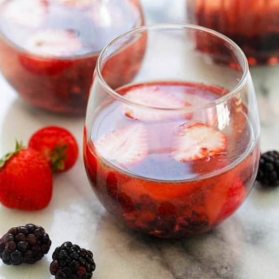 Rosé Sangria - Recipe photo by rasamalaysia