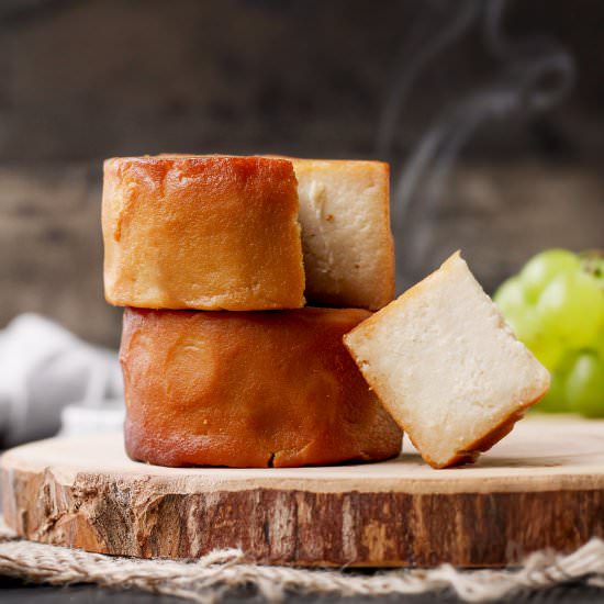 Hickory Smoked Aged Vegan Cheese - Recipe photo by fullofplants
