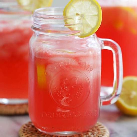 Sparkling Watermelon Lemonade - Recipe photo by rasamalaysia