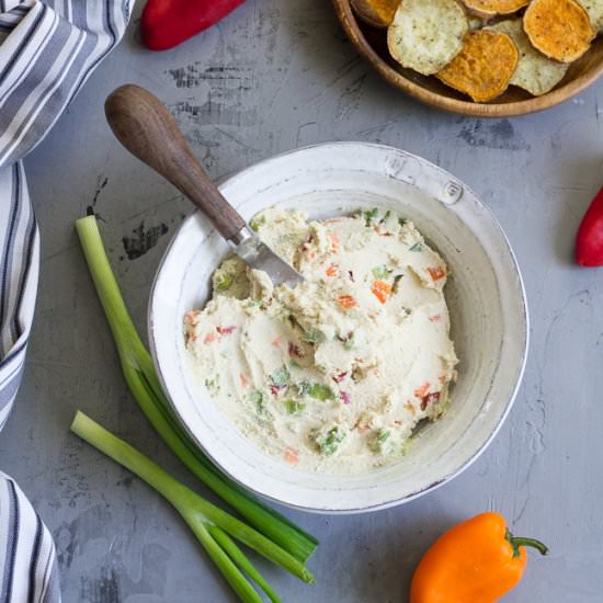 Veggie Packed Cashew Cream Cheese - Recipe photo by paleorunningmomma