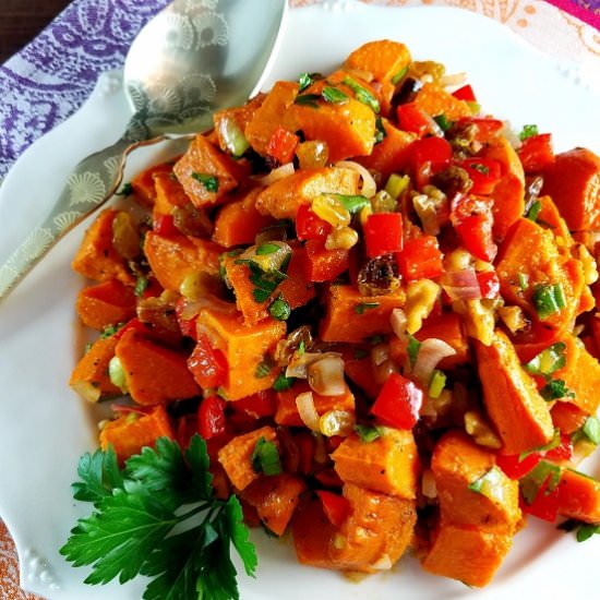 Sweet Potato Salad + Blood Orange - Recipe photo by Give it Some Thyme