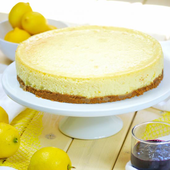 Lemon Cheesecake - Recipe photo by IAteTheWholeThing