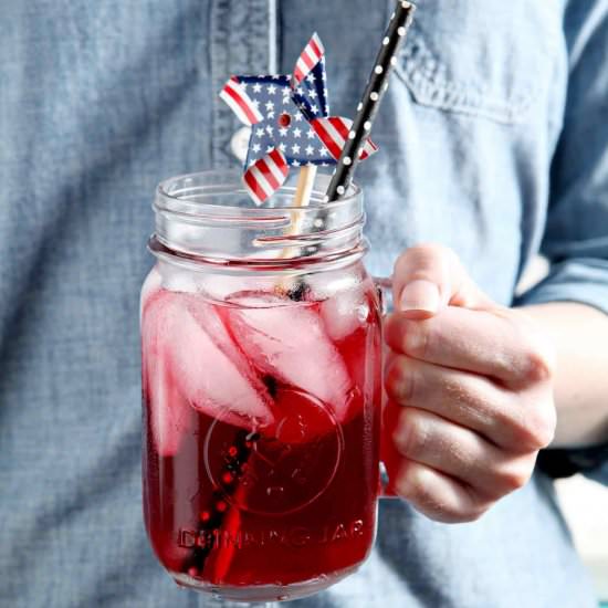 Blackberry Ginger Lemon Whole30 Tea - Recipe photo by thespeckledpalate
