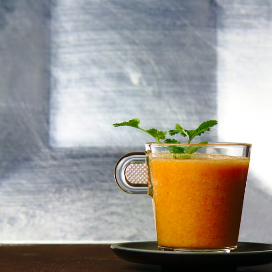 Cold Cream of Red Lentils - Recipe photo by receitas