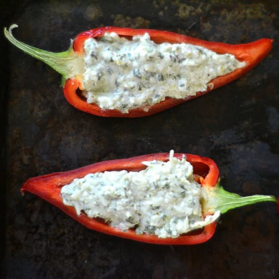 Spinach Artichoke Jalapeño Poppers - Recipe photo by theviewfromgreatisland
