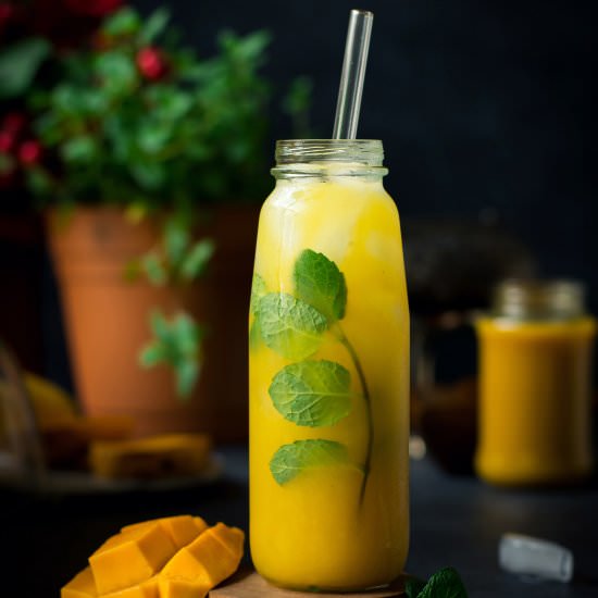 Vanilla Mango Shrubs - Recipe photo by loveisinmytummy