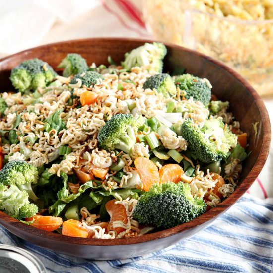 Ramen Noodle and Clementine Salad - Recipe photo by thespeckledpalate