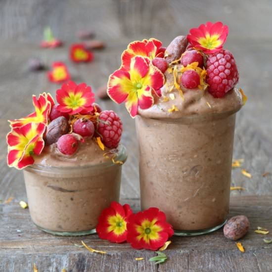 Cacao Nice Cream - Recipe photo by breakfastwithflowers