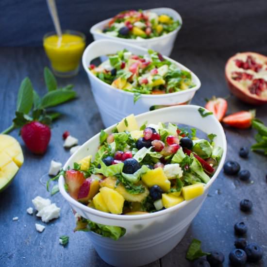 Fruity Greek Salad - Recipe photo by two.purple.figs